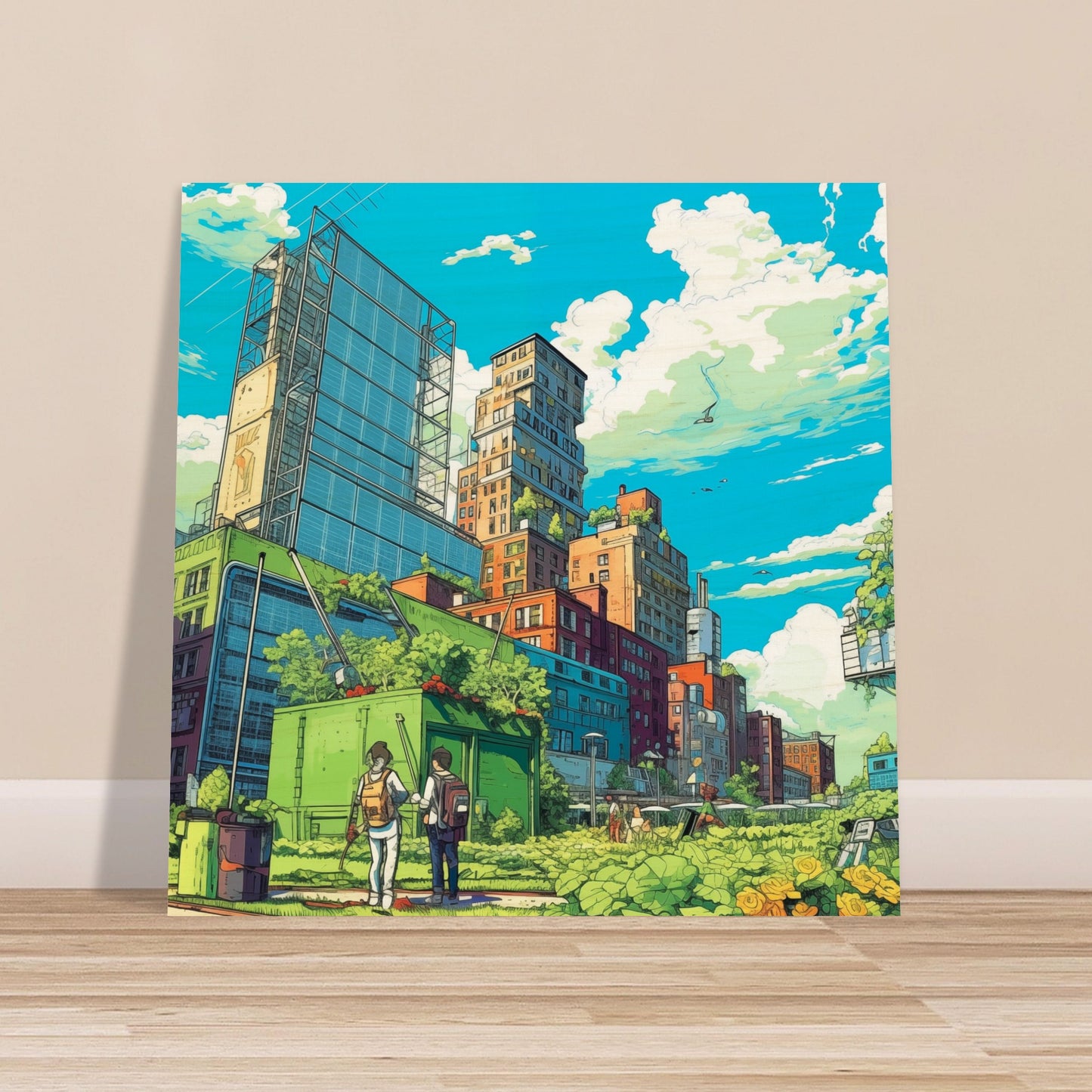 It's So Different Now Wood Print