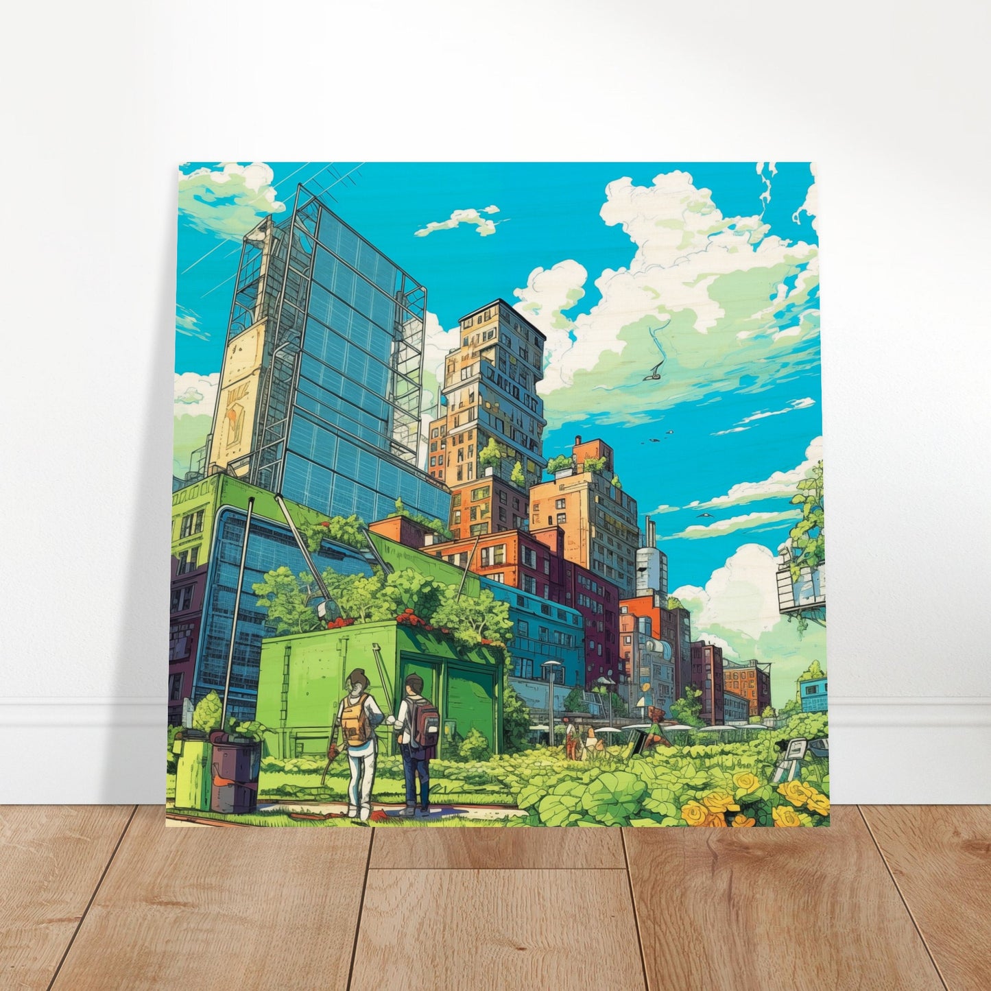 It's So Different Now Wall Mural Wood Print 3 of 9, 20cm