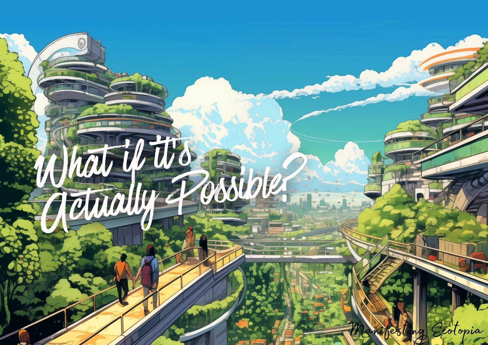 green cities sky garden futuristic