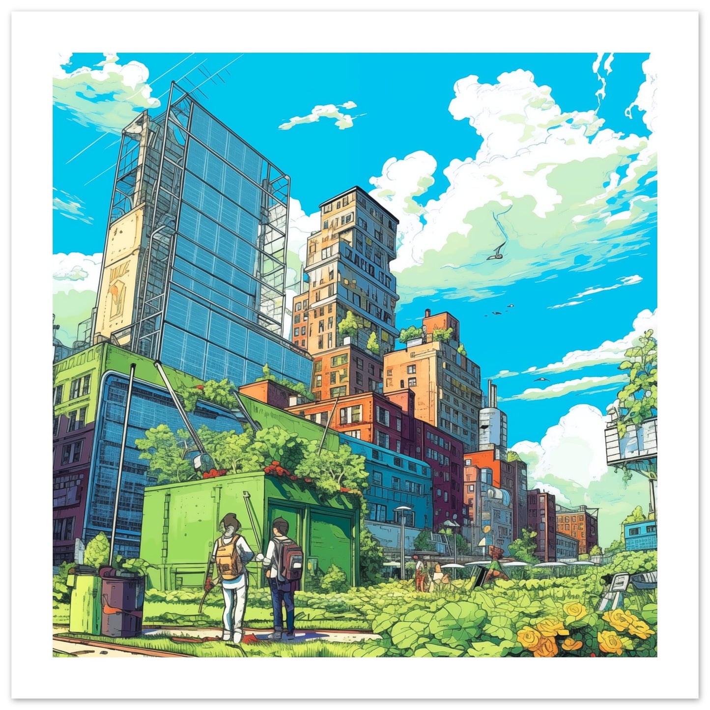 It's So Different 25 x 25 Art Print