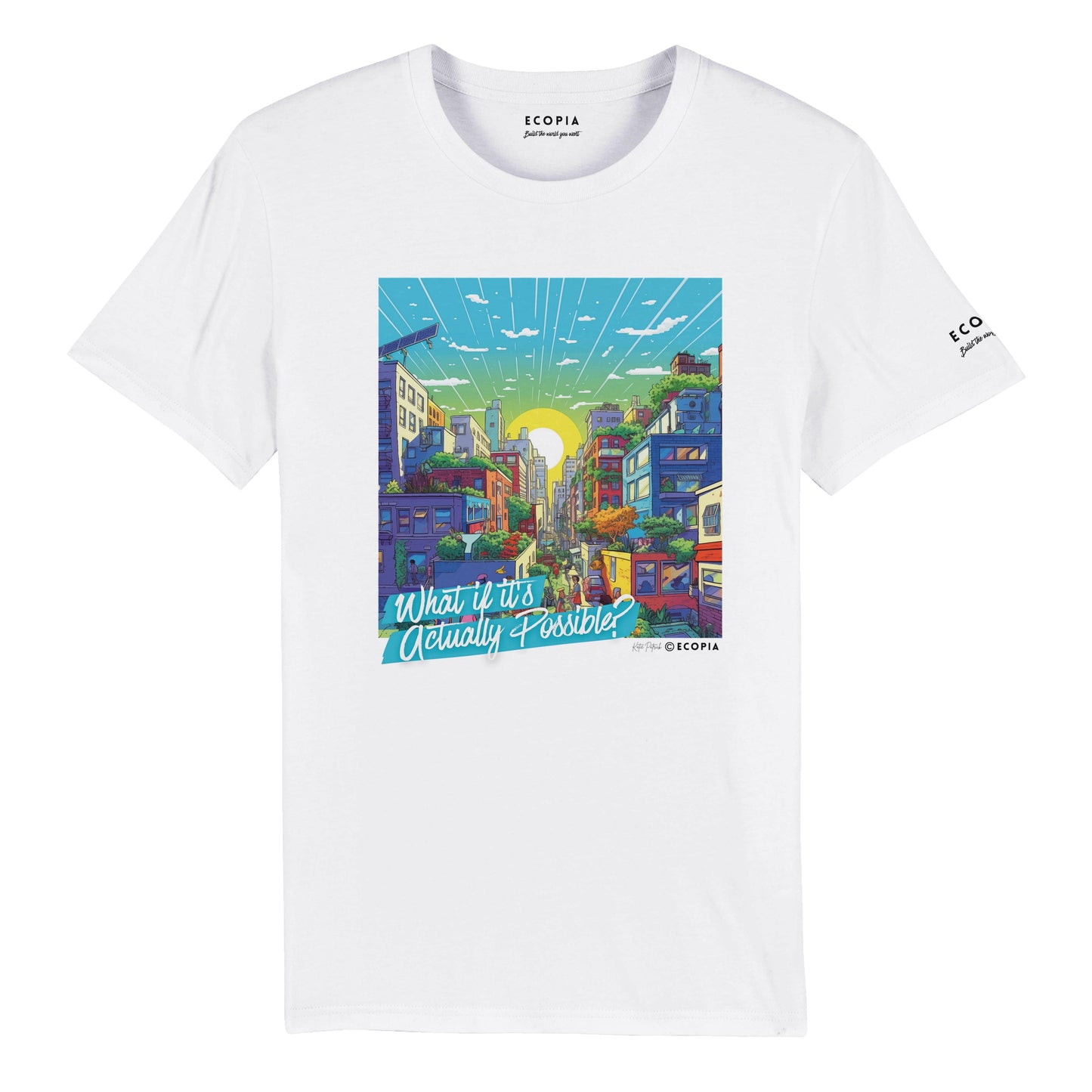 “What If It's Actually Possible?” Organic Unisex Crewneck T-shirt