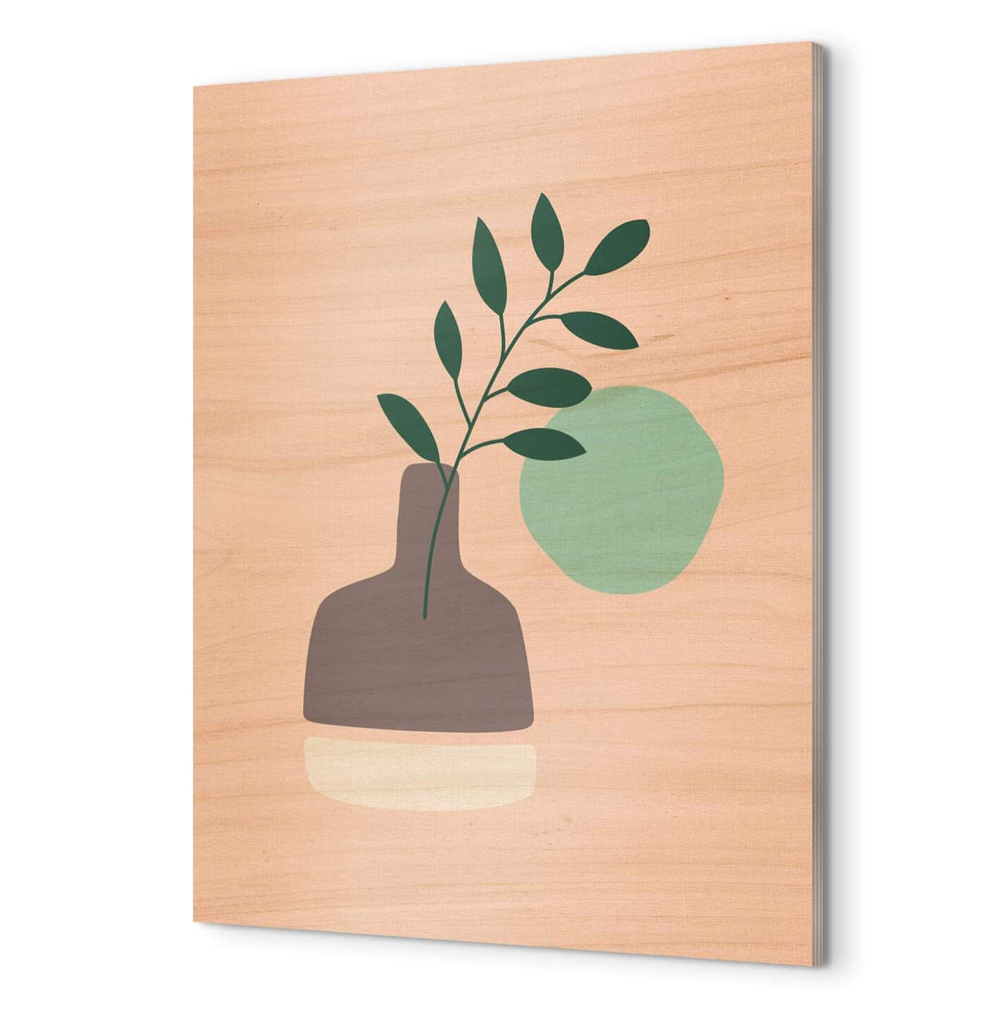 Greenzilla Wood Print