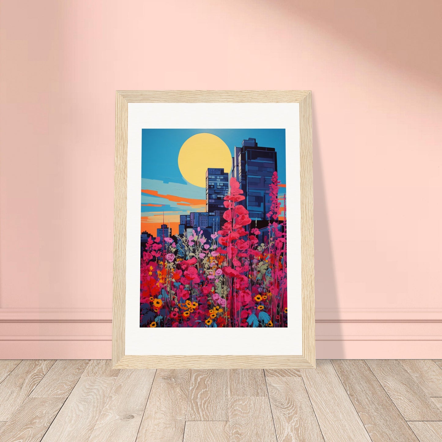 Wildflower Rebellion Wooden Framed Print
