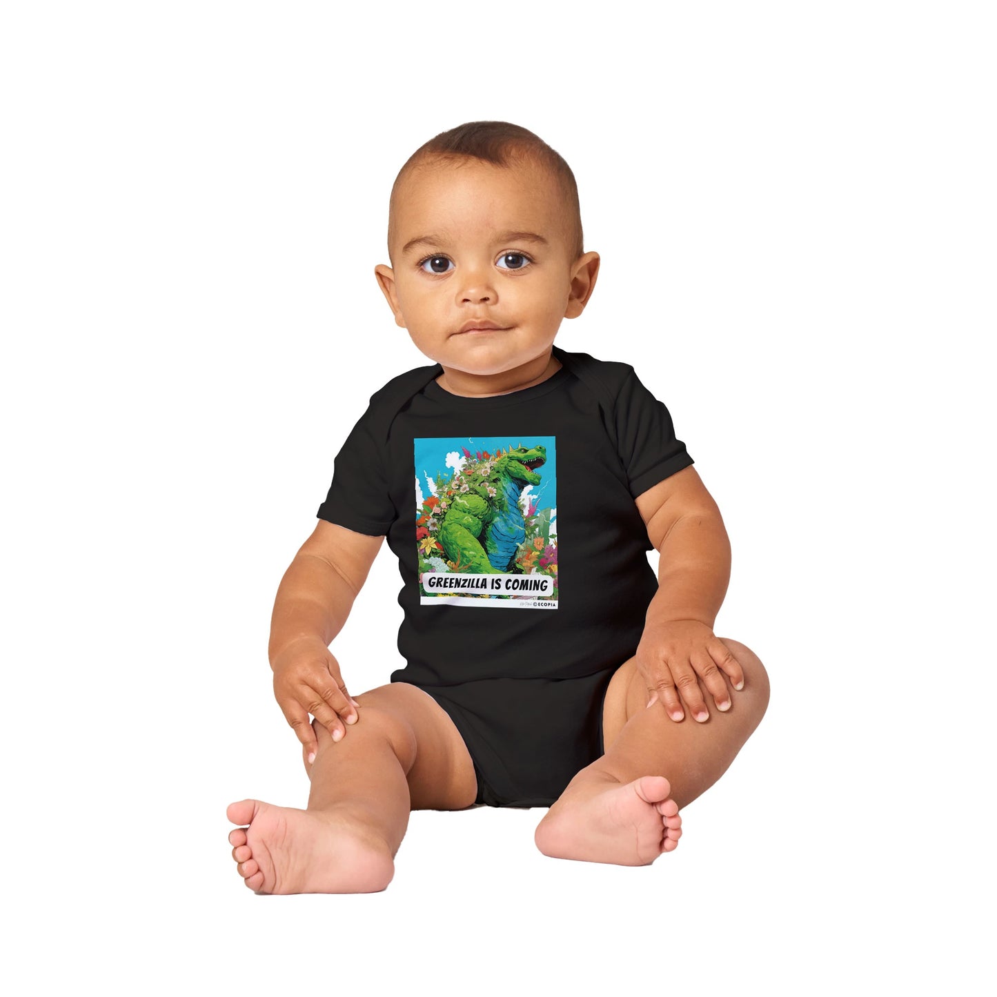 Greenzilla is Coming • Baby Onsie Bodysuit