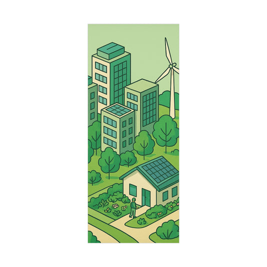 Eco City Wall Mural - Panel 3