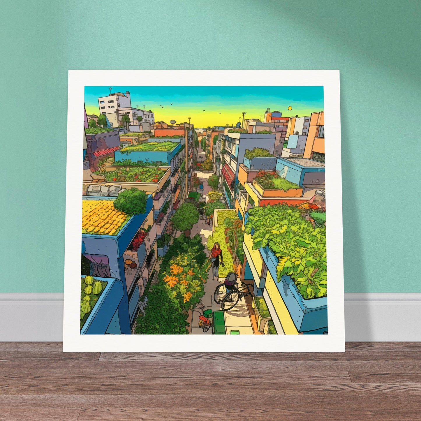 Eco Anime + Friends Museum Quality Art Print