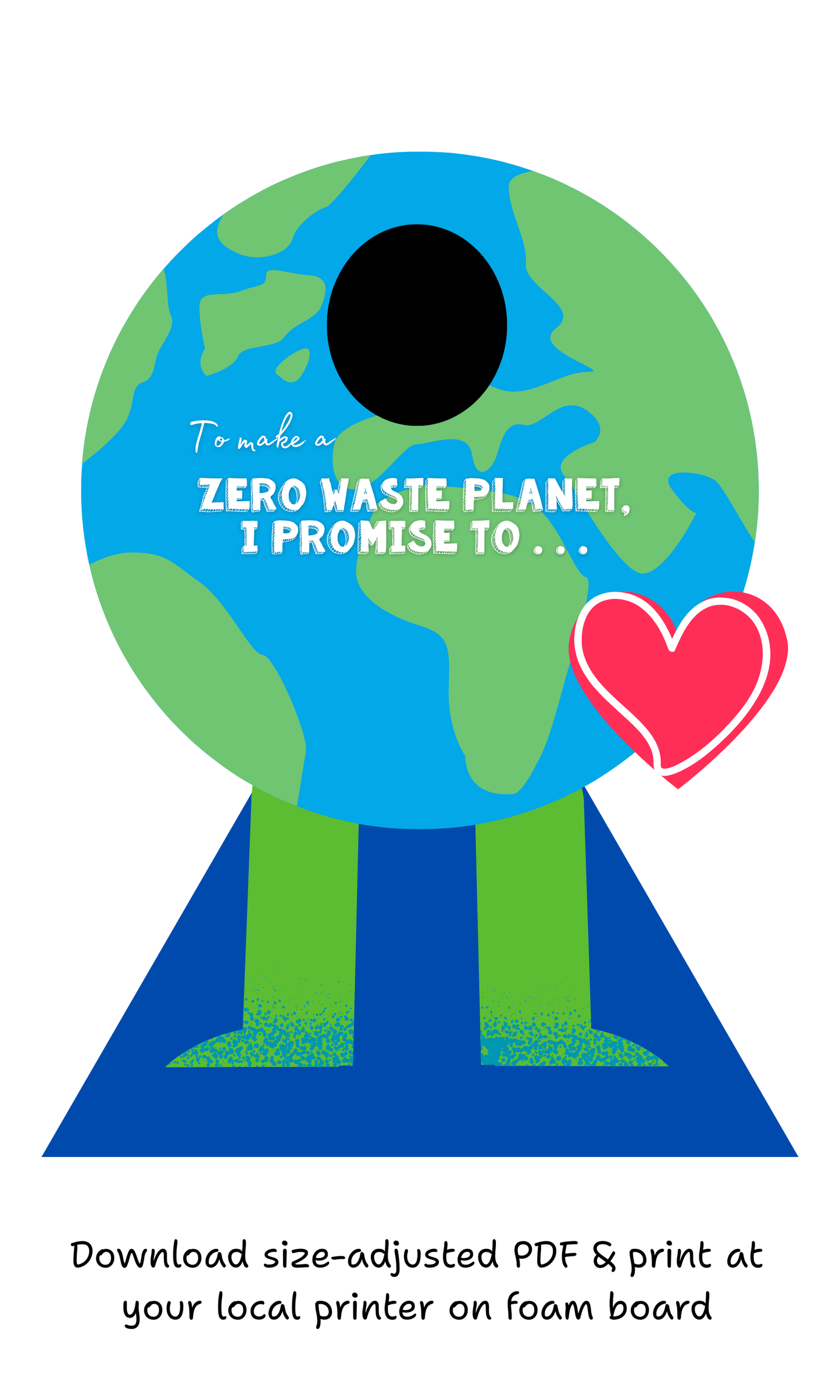 Zero Waste 120-Card Engagement Kit + Face Cut Out