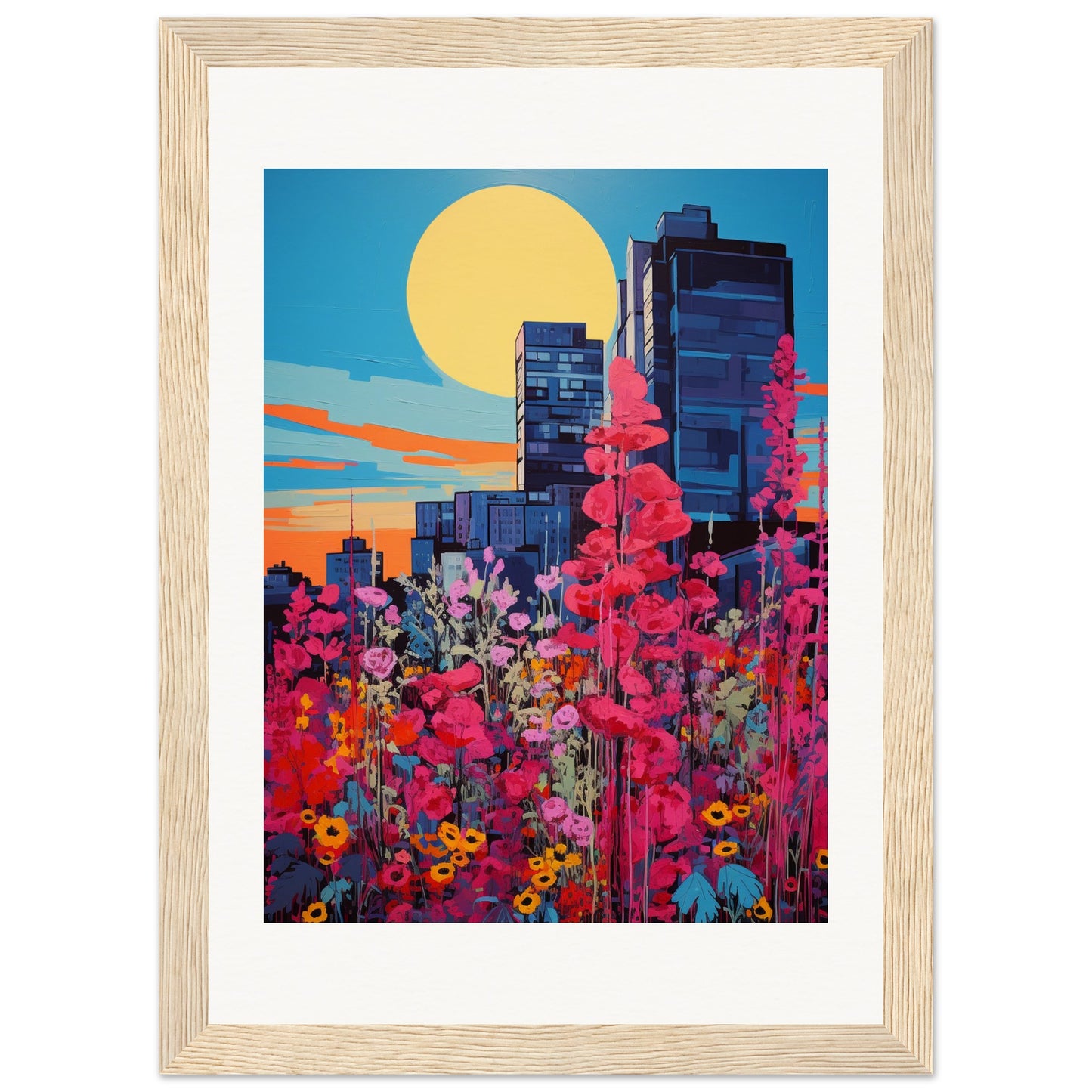 Wildflower Rebellion Wooden Framed Print
