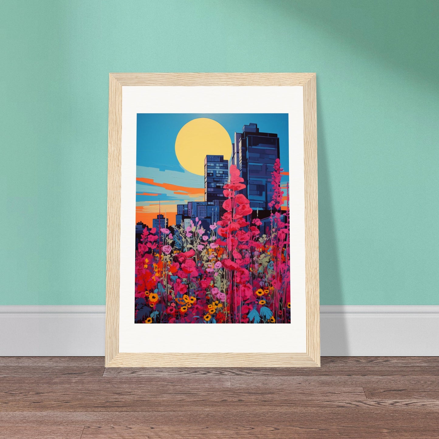 Wildflower Rebellion Wooden Framed Print
