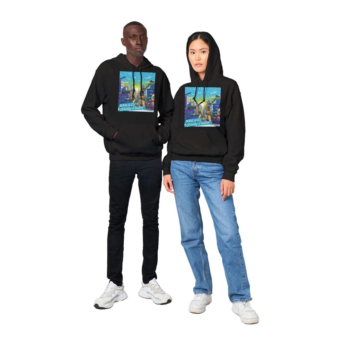 What if It's Actually Possible? Classic Unisex Pullover Hoodie | White + Colors