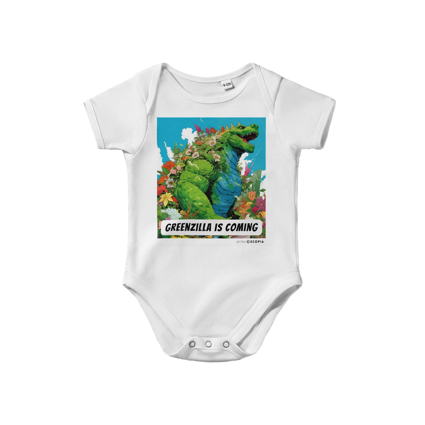 Greenzilla is Coming • Baby Onsie Bodysuit