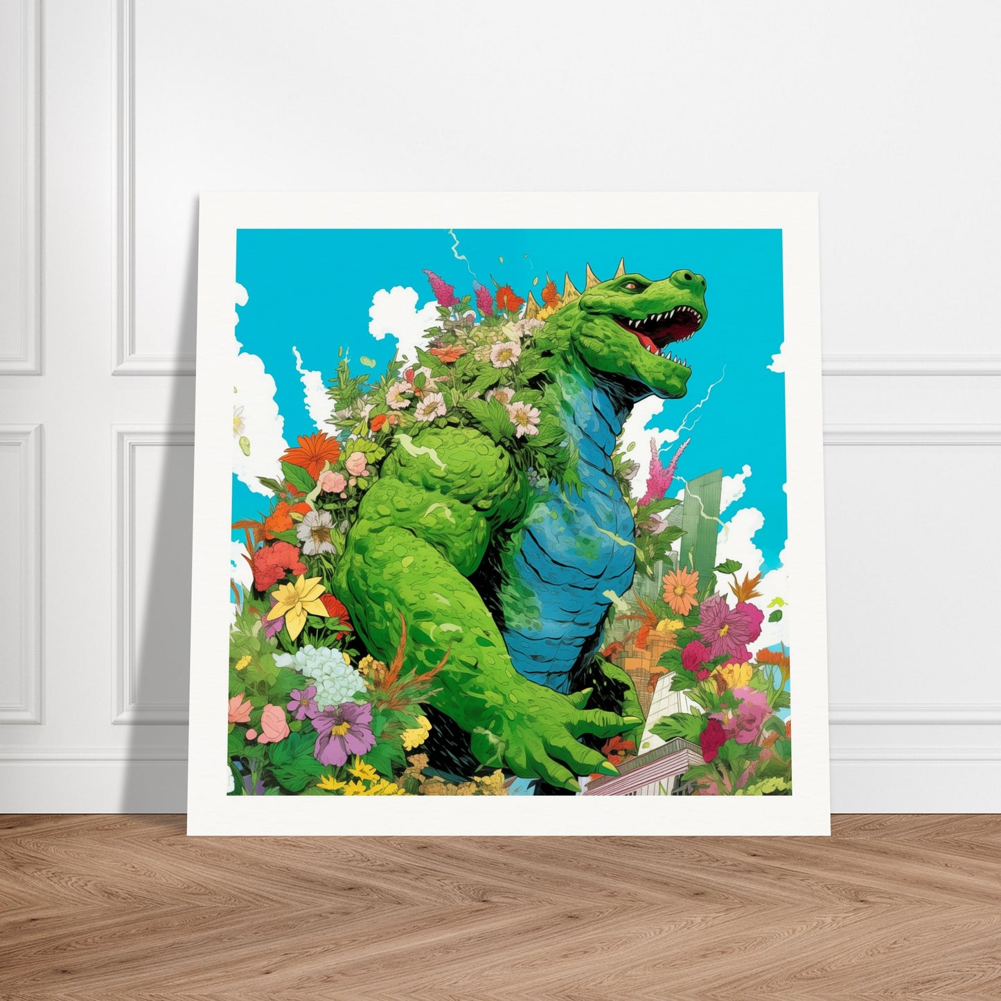 Greenzilla Museum-Quality Matte Paper Art Print