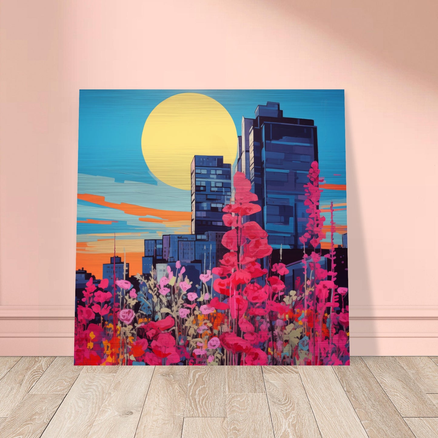 Wildflower Rebellion Brushed Aluminium Print
