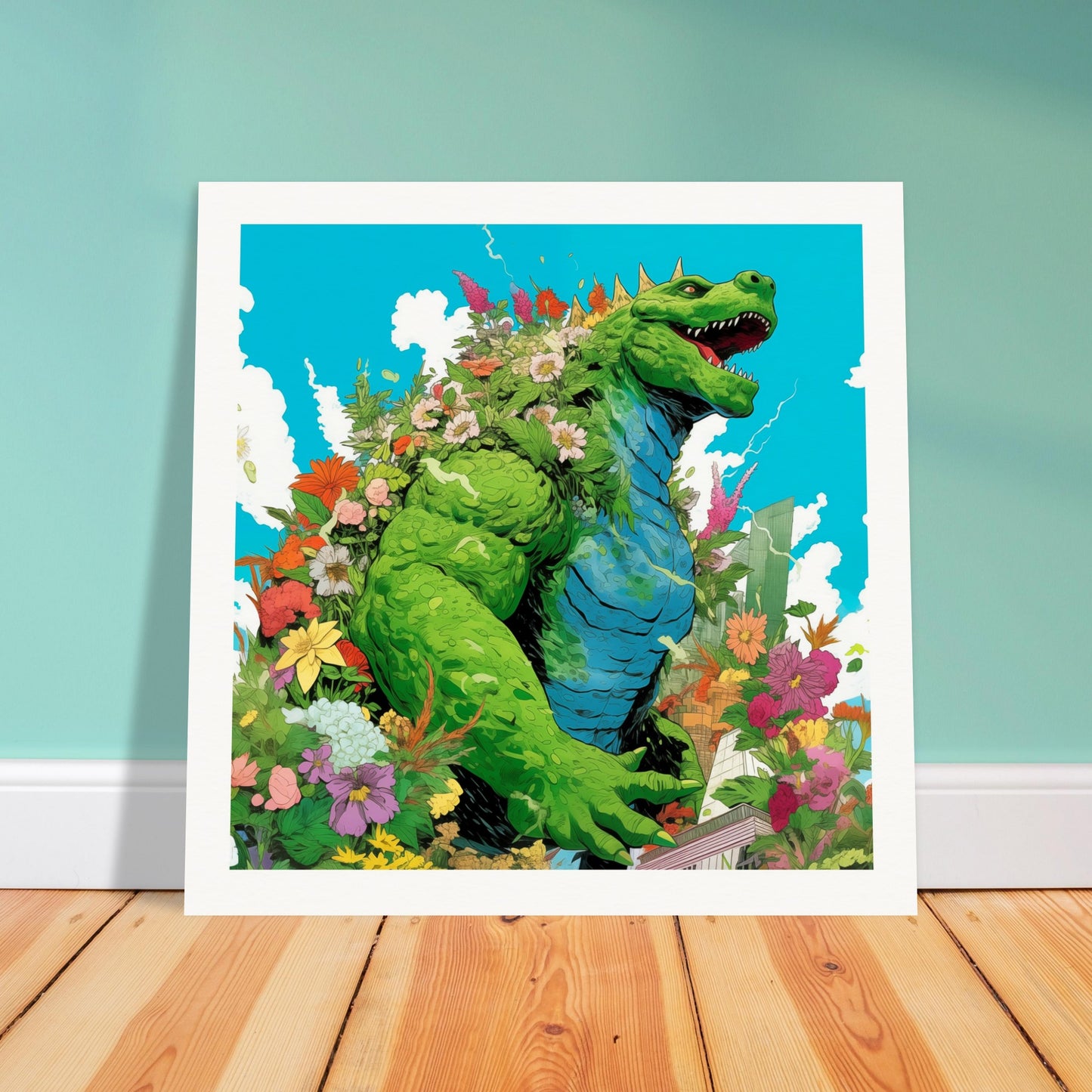 Greenzilla Museum-Quality Matte Paper Art Print