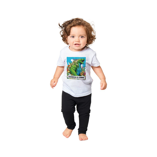 Greenzilla is Coming • Classic Baby Crewneck T-shirt
