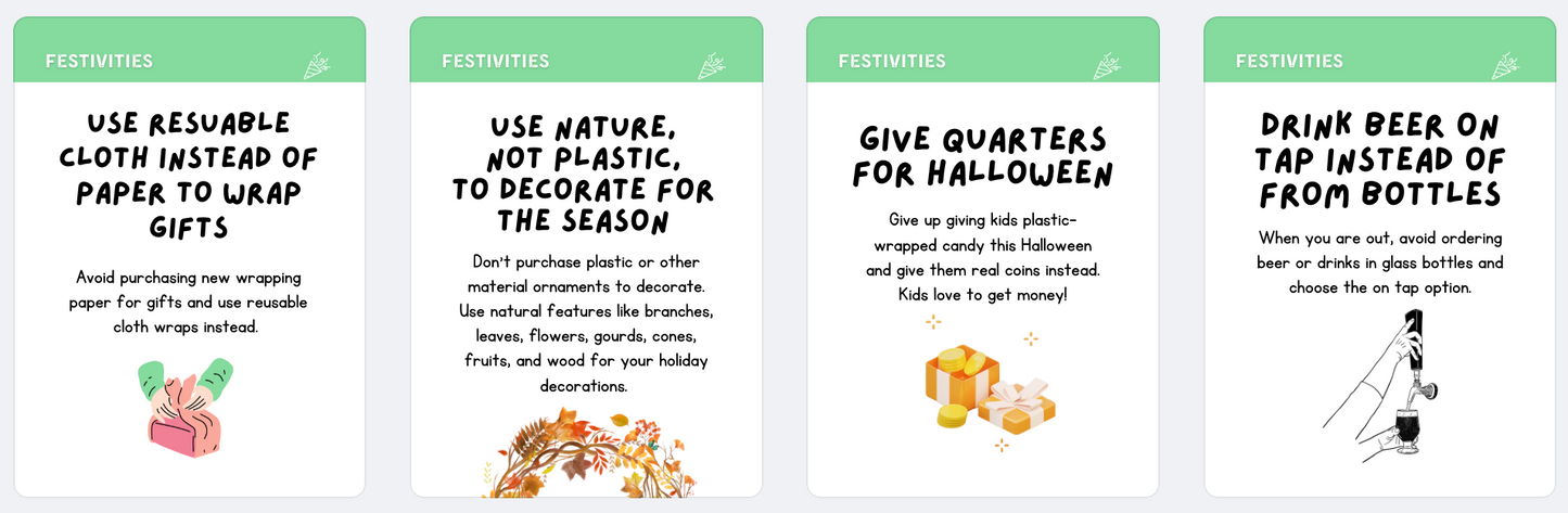 Zero Waste 120-Card Engagement Kit + Face Cut Out