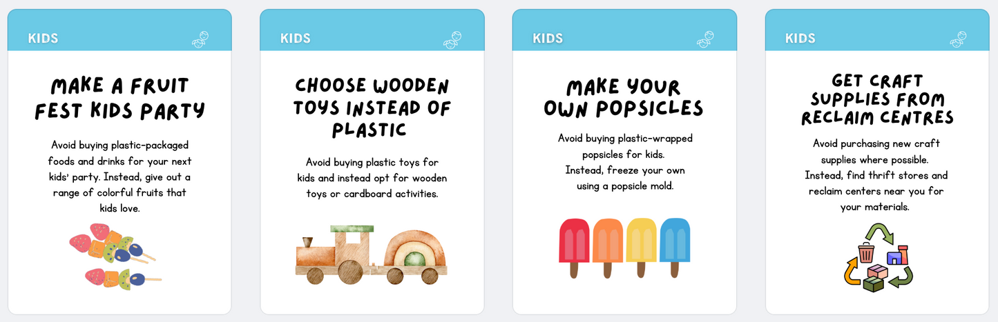 Zero Waste 120-Card Engagement Kit + Face Cut Out