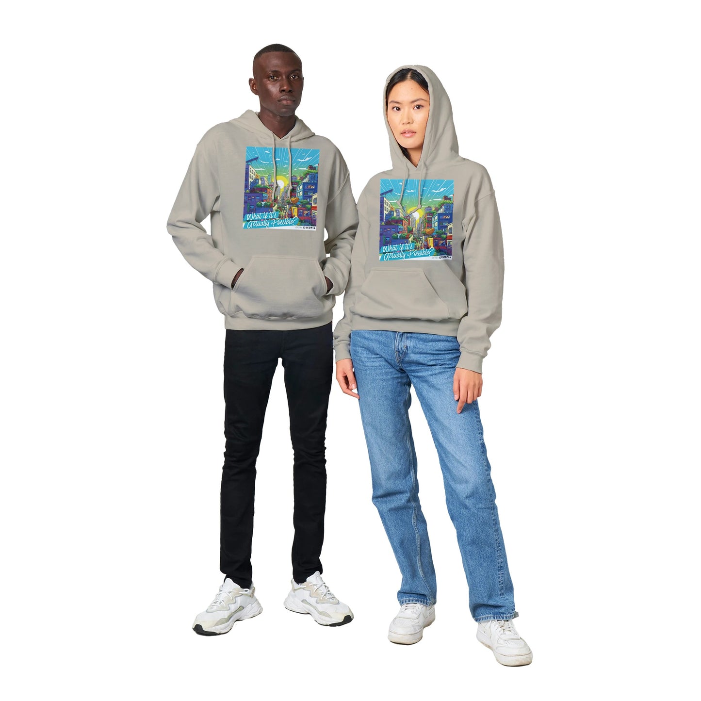 What if It's Actually Possible? Classic Unisex Pullover Hoodie | White + Colors