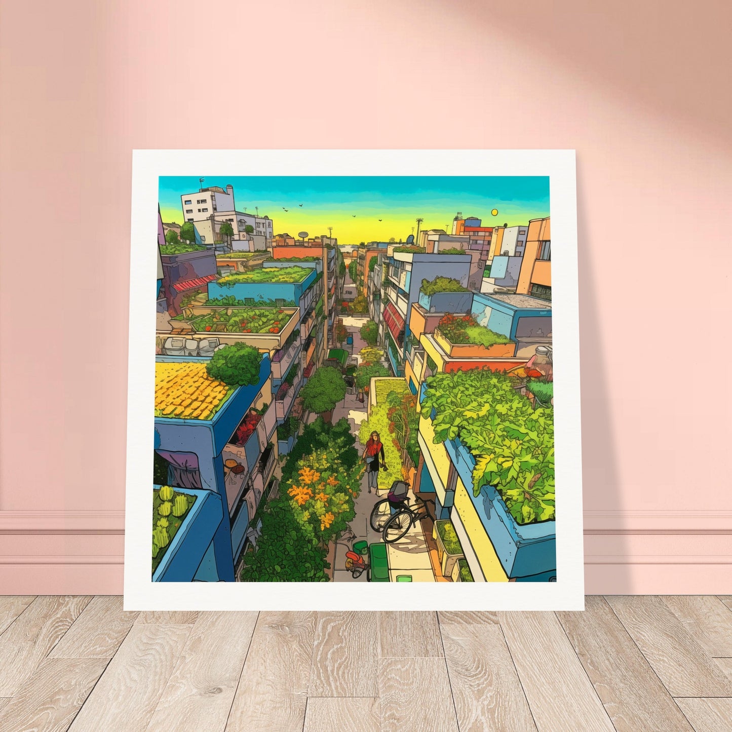 Eco Anime + Friends Museum Quality Art Print
