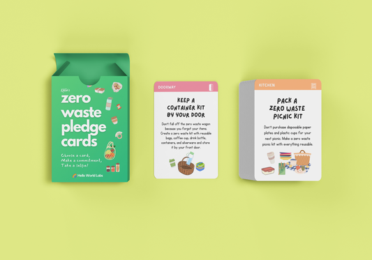 Zero Waste 120-Card Engagement Kit + Face Cut Out